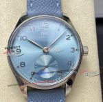 GR Factory Replica IWC Portugieser Ice Blue Stainless Steel Automatic 42mm Swiss Watch 